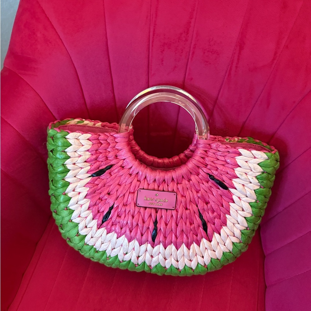 Kate Spade Pink and Green Watermelon Bag